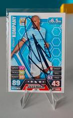 VincentKompany Manchester City SIGNED card, Verzenden, Zo goed als nieuw, Buitenlandse clubs, Poster, Plaatje of Sticker