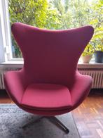 Egg Chair replica rood, Huis en Inrichting, Ophalen, Gebruikt, Stof