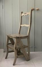Houten trap/ bibliotheekstoel, Ophalen