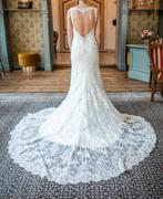 Kanten trouwjurk maat 34/36, Trouwjurk, Wit, Ophalen of Verzenden, Onbekend