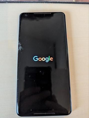 Pixel 2xl wit (gebarsten scherm) beschikbaar voor biedingen