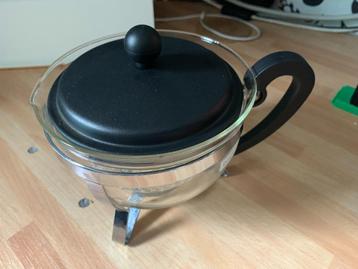 Glazen Theepot + Deksel beschikbaar voor biedingen