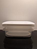 Tupperware vleeswaren schaaltjes Z.G.A.N, Huis en Inrichting, Keuken | Tupperware, Ophalen of Verzenden, Zo goed als nieuw, Wit