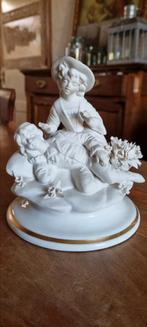 Capodimonte Marcolin porseleinen bisquit beeldje te koop, Antiek en Kunst, Ophalen of Verzenden