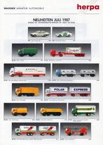 Diverse modelautos brochures Herpa., Ophalen of Verzenden, Bus of Vrachtwagen, Zo goed als nieuw, Herpa