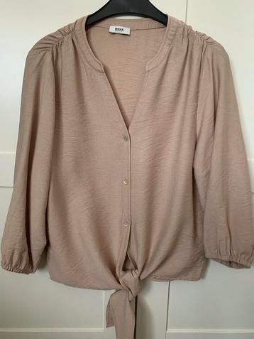 ANNA Beige/Taupe Blouse - Maat M beschikbaar voor biedingen