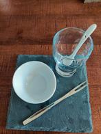 Tapas set met bord, glas en bestek, Ophalen, Zo goed als nieuw, Bord