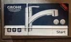Grohe Start Keukenmengkraan met uittrekbare handdouche, Ophalen of Verzenden, Zo goed als nieuw, Chroom, Kraan