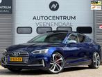 Audi S5 Sportback 3.0 TFSI Quattro 354 PK FULL OPTIONS, Gebruikt, 2995 cc, Blauw, Leder