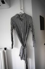 Jurk met ruitjespatroon Stradivarius maat M, Maat 38/40 (M), Verzenden, Zwart, Stradivarius