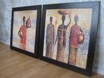 wanddecoratie African women, Huis en Inrichting, Woonaccessoires | Schilderijen, Tekeningen en Foto's, 75 tot 100 cm, Overige typen