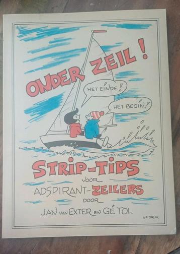Onder zeil, strip TIPS voor aspirant zeilers. beschikbaar voor biedingen