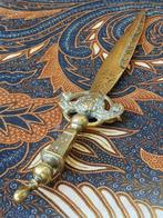 Zeldzame antieke Engelse briefopener van koper 27,2 cm. 1870, Antiek en Kunst, Antiek | Koper en Brons, Ophalen of Verzenden, Koper