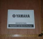 Yamaha Bromfietsen Garantie en service boekje, Fietsen en Brommers, Handleidingen en Instructieboekjes, Ophalen of Verzenden, Zo goed als nieuw
