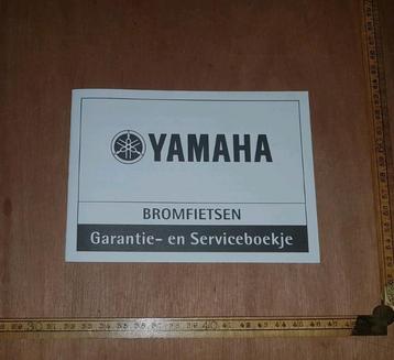 Yamaha Bromfietsen Garantie en service boekje 
