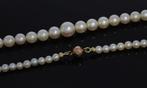 Akoya parel dames ketting 14k gouden slot antiek vintage, Sieraden, Tassen en Uiterlijk, Antieke sieraden, Ophalen of Verzenden