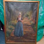 Zeeuws meisje, Betsy van Manen, Antiek en Kunst, Kunst | Schilderijen | Klassiek, Ophalen of Verzenden