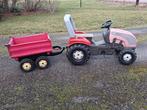 Trap tractor met aanhanger, Ophalen, Gebruikt, Trapvoertuig