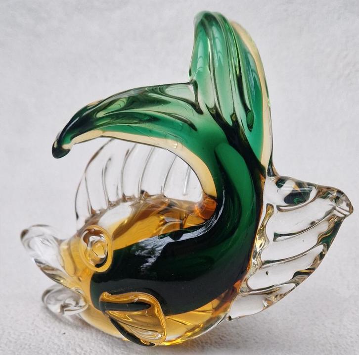 Murano Sommerso glaskunst Dolfijn - Walvis Focke & Meltzer, Antiek en Kunst, Antiek | Glas en Kristal, Ophalen of Verzenden