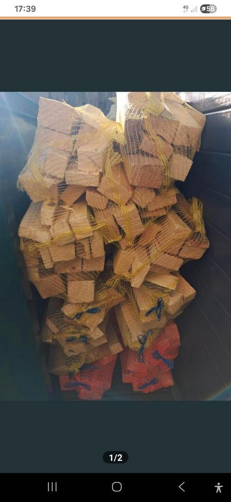 Vuurkorf hout, Tuin en Terras, Haardhout, Blokken, Overige houtsoorten, Minder dan 3 m³, Ophalen