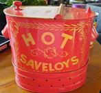 ZEER ZELDZAME OUDE ENGELSE 'HOT SAVELOYS' WORSTEN-OPWARMER, Ophalen of Verzenden