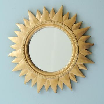 sunburst SPIEGEL zon goud Ø35 cm zonnespiegel retro vintage beschikbaar voor biedingen