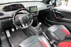 Peugeot 208 1.6 e-THP GTi Pano Navi Cruise PDC, Voorwielaandrijving, Gebruikt, Leder en Stof, Zwart