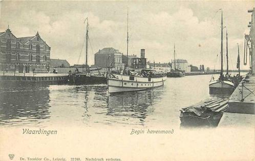 (380-946-005) Vlaardingen Begin Havenmond, Verzamelen, Ansichtkaarten | Nederland, Zuid-Holland, Verzenden
