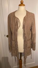 Isla Ibiza suede jasje nieuw mt M, Kleding | Dames, Ophalen of Verzenden, Zo goed als nieuw, Maat 38/40 (M), Beige