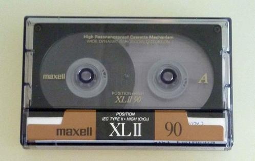 Maxell XLII 90 Position Type II Resonanceproof cassette C90, Cd's en Dvd's, Cassettebandjes, Gebruikt, Origineel, Overige genres