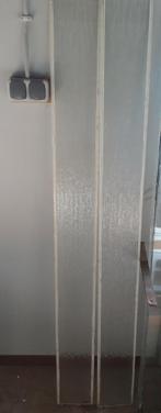 2x figuurglas afmeting 17 x 172.5 cm, Doe-het-zelf en Verbouw, Glas en Ramen, Ophalen, Gebruikt, Minder dan 80 cm, Glasplaat