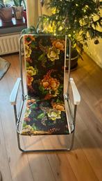 Retro vintage kampeerstoel tuinstoel, Ophalen, Gebruikt