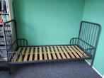 IKEA stalen meegroeibed Fabulera, tot 80x200, Ophalen, Gebruikt, 70 tot 85 cm, Lattenbodem