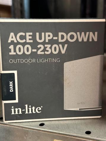In-lite ACE UP-DOWN | Dark | 230v| NIEUW beschikbaar voor biedingen