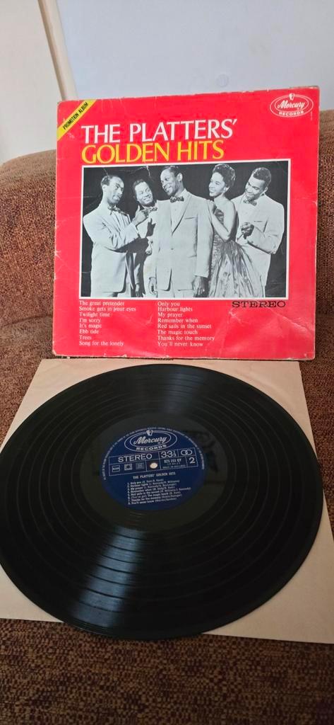 Lp the platters golden hits, Cd's en Dvd's, Vinyl | Jazz en Blues, Zo goed als nieuw, Jazz, 1960 tot 1980, Ophalen of Verzenden