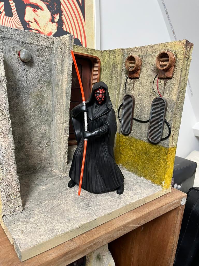 Star Wars Darth Maul Statue, Verzamelen, Star Wars, Ophalen of Verzenden, Zo goed als nieuw, Actiefiguurtje