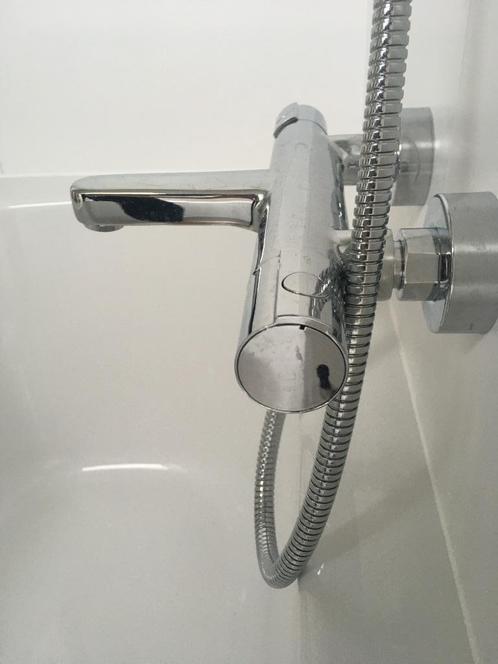 Badthermostaat z.g.a.n., Doe-het-zelf en Verbouw, Sanitair, Zo goed als nieuw, Bad, Chroom, Ophalen