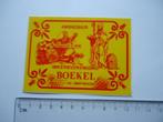 sticker Boekel vintage imker ambrosius club retro bijen, Verzamelen, Stickers, Verzenden