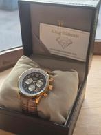 Krug Baumen Airtraveller Diamond Chronograaf,  NIEUW, Overige merken, Leer, Polshorloge, Nieuw