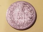 10 cent 1849 met punt achter jaartal, Postzegels en Munten, Munten | Nederland, Verzenden, Zilver, 10 cent, Losse munt