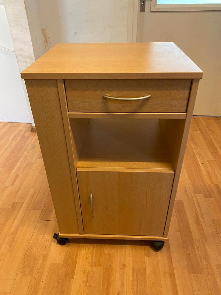 Kastje met uitschuifbare plank, Huis en Inrichting, Kasten | Dressoirs, Nieuw, 50 tot 100 cm, 25 tot 50 cm, Met lade(s), Met deur(en)