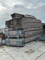 Grote partij steigerplanken 5 m en 1,40 schuifkortelingen, Doe-het-zelf en Verbouw, Steigers, Ophalen, Gebruikt, Gevelsteiger