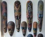 Houten maskers in zeer goede staat, Ophalen of Verzenden
