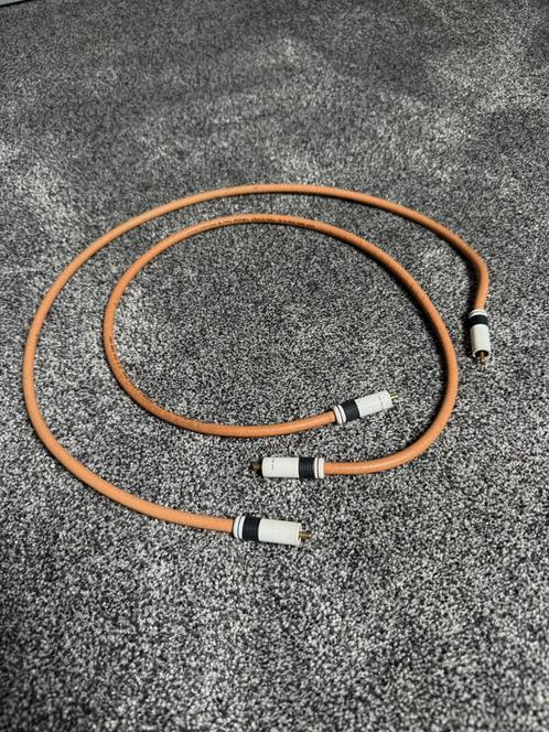 Van den Hul. The First Metal-Free interconnects, Audio, Tv en Foto, Audiokabels en Televisiekabels, Zo goed als nieuw, Luidsprekerkabel