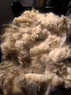 Schapenwol on/gewassen Krul Wol Vilten gekaarde Vul/stopwol, Ophalen of Verzenden, Nieuw, Spinwol