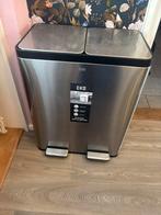 30 liter duo vuilnisbak van EKO, Huis en Inrichting, Woonaccessoires | Prullenbakken, Ophalen, Gebruikt, Met pedaal, 50 tot 75 cm