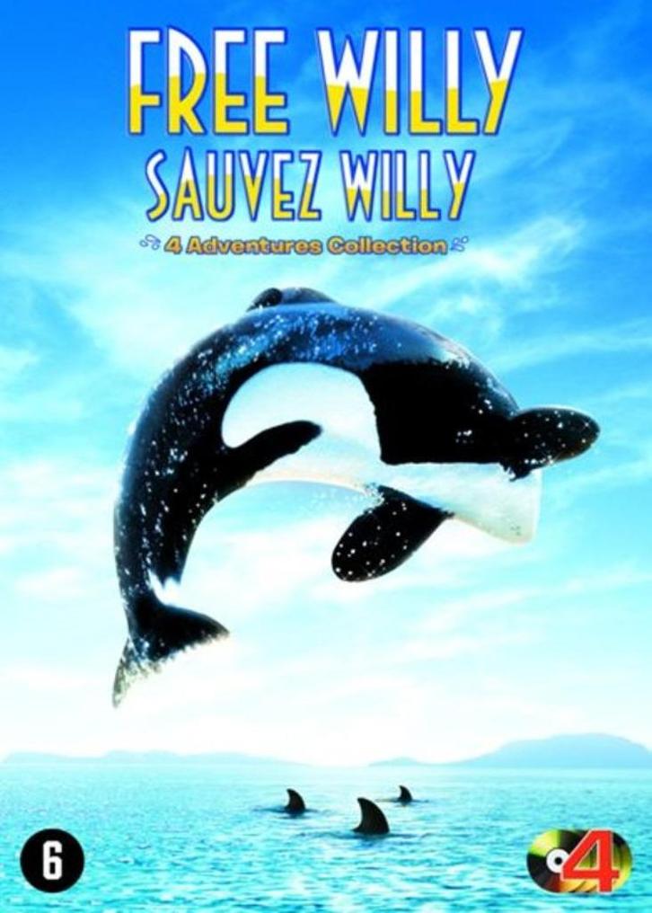 Free Willy 1 t/m 4 , Sealed Ned. Ondert/Gespr. 4 dvd box, Cd's en Dvd's, Dvd's | Kinderen en Jeugd, Nieuw in verpakking, Film