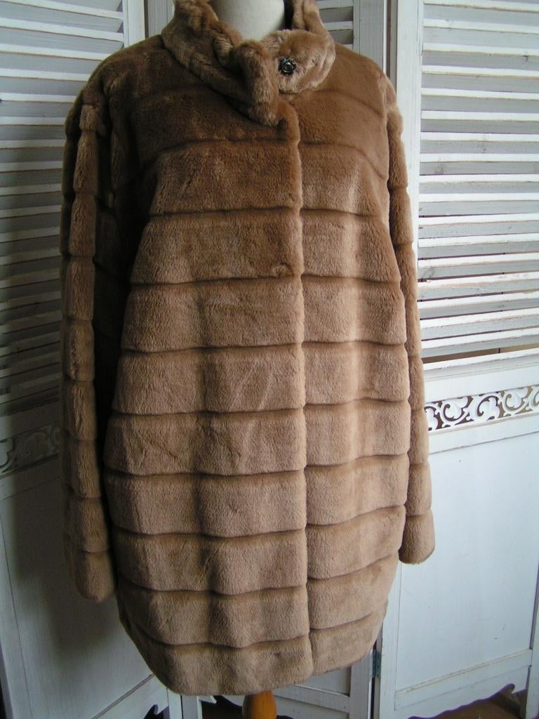 SALE kunst Bontjas Basler maat 50 nr TT 622, Bruin, Verzenden, Basler, Jas of Mantel