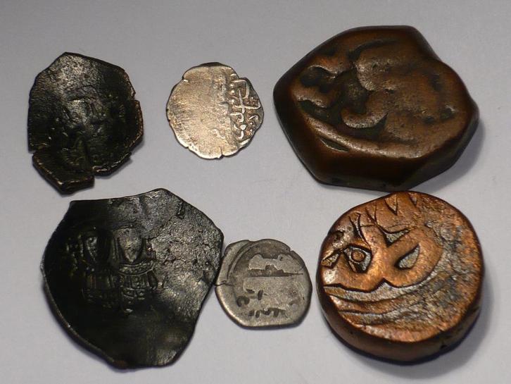 Mooie oude Byzantijnse, Perzische, Ottomaanse munten, zilver, Postzegels en Munten, Munten en Bankbiljetten | Verzamelingen, Munten