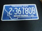 Kentekenplaat licenseplate Montana no. 1 USA, Verzamelen, Auto's, Gebruikt, Ophalen of Verzenden